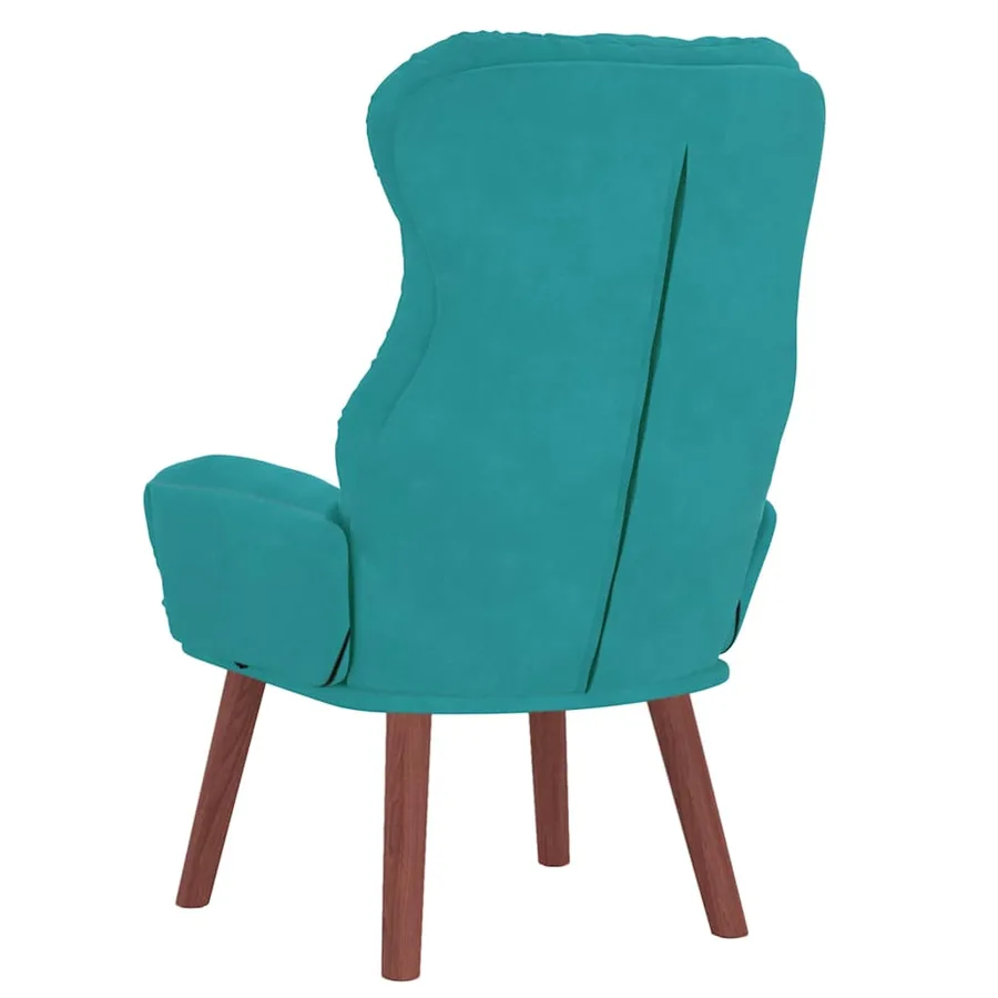 fauteuil Turquoise 69 x 74 x 93 cm Velours - 6