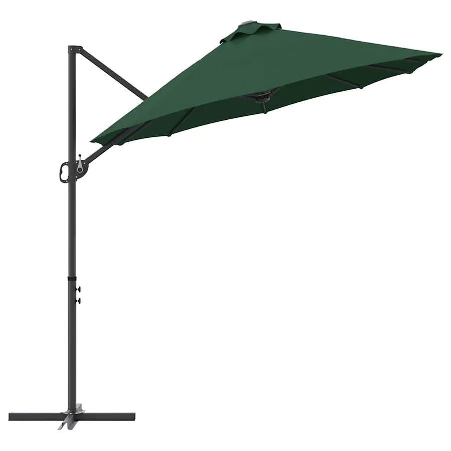 Parasol Vert 372 x 198 x 243 cm Polyester et Aluminium - 6