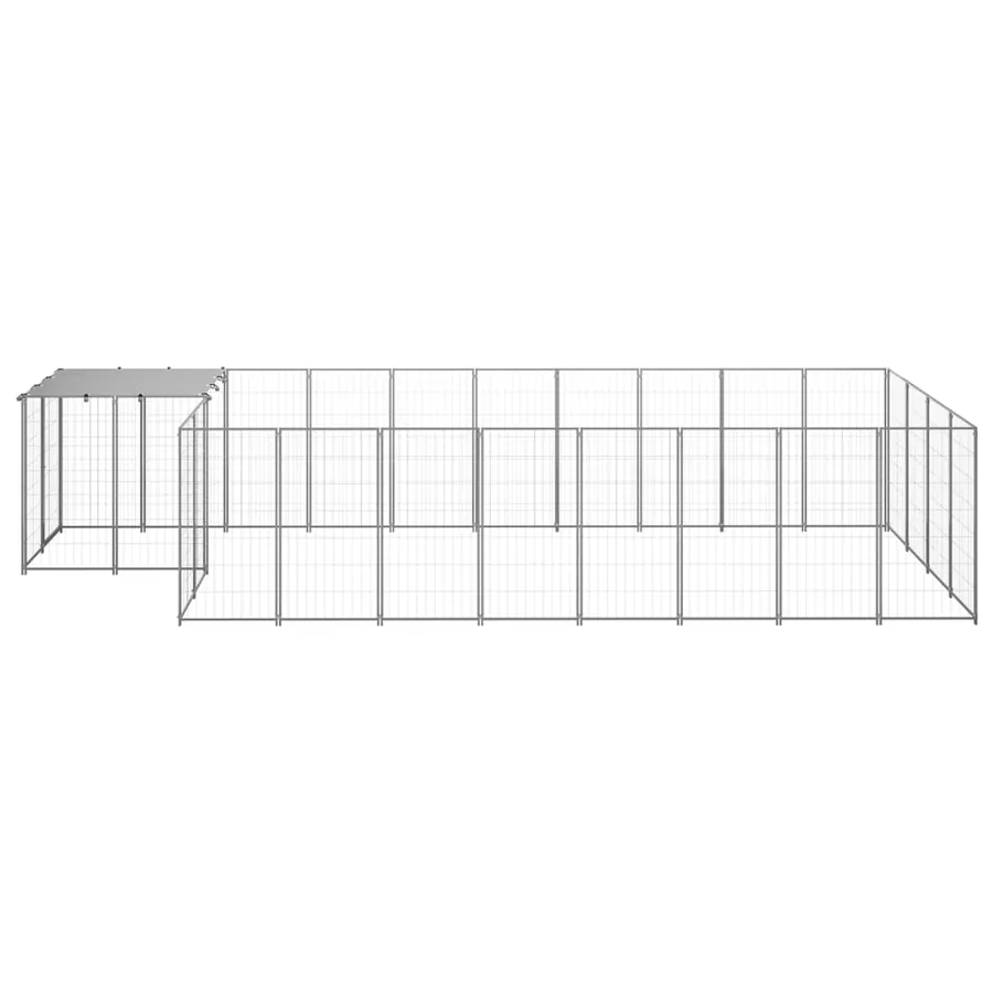 Chenil Argenté 10,89 m² Acier - 2