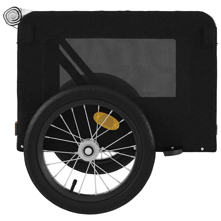 Remorque de vélo pour animaux de compagnie noir - 8