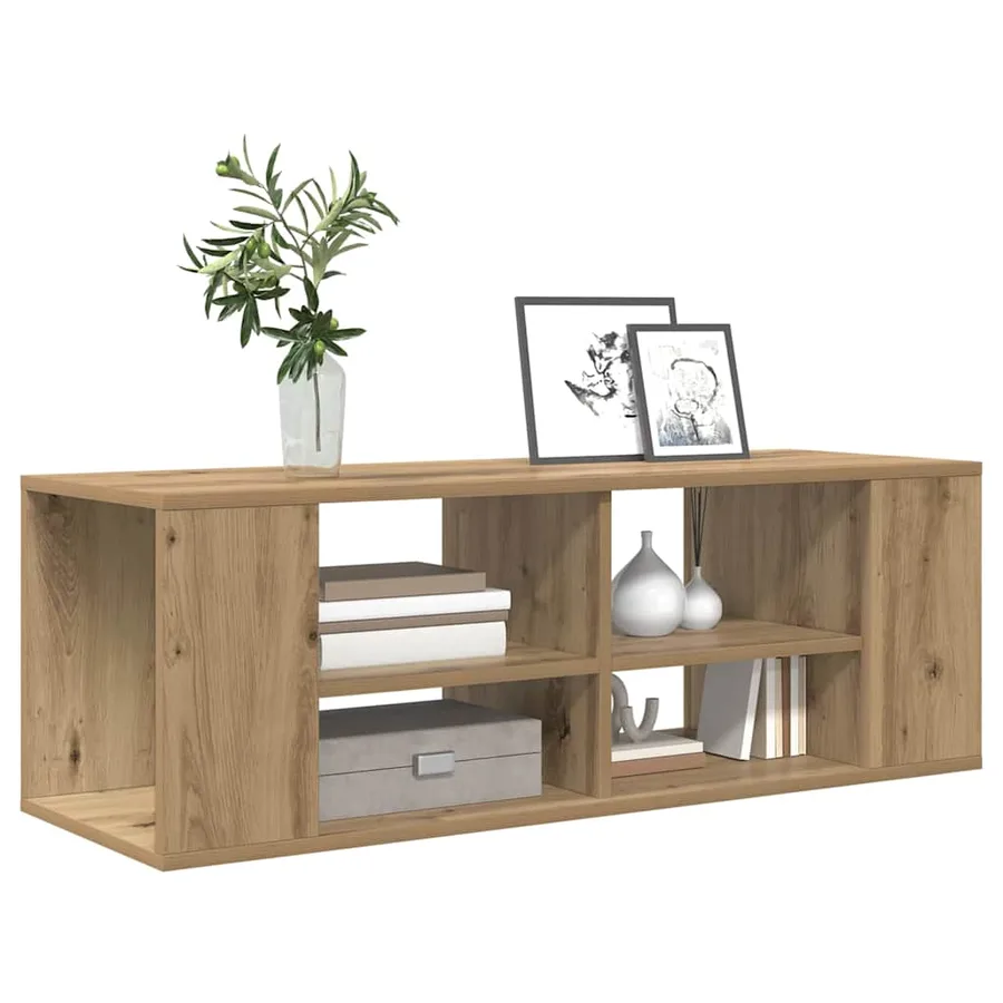 Ensemble meuble TV 102 x 35 x 35 cm Chêne artisanal - 3