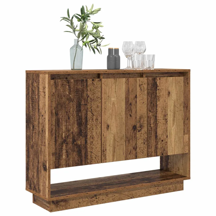 Buffet Bois ancien 97 x 29 x 75 cm Bois d'ingénierie - 3