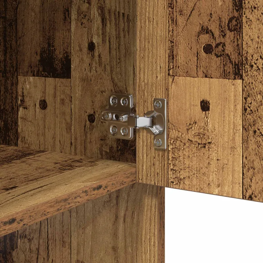 Buffet Bois ancien 97 x 29 x 75 cm Bois d'ingénierie - 8