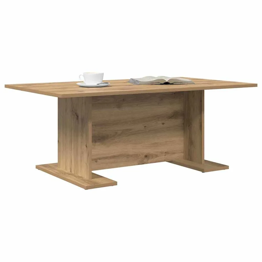 Table basse chêne artisanal 103,5 x 60 x 40 cm - 3