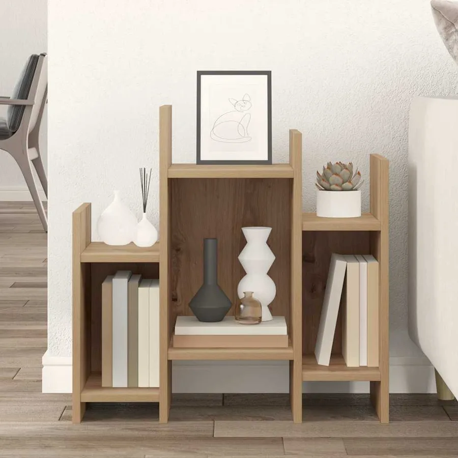 Meuble d'appoint Chêne artisanal 60 x 26 x 60 cm - 4