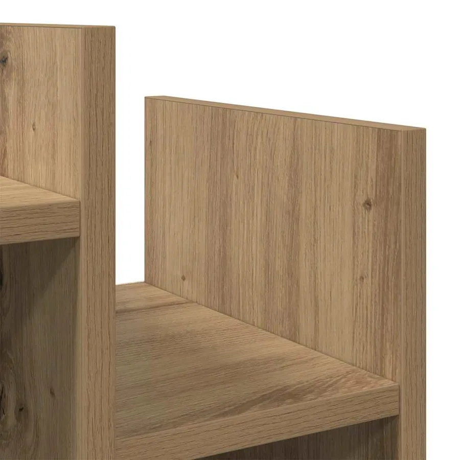 Meuble d'appoint Chêne artisanal 60 x 26 x 60 cm - 6