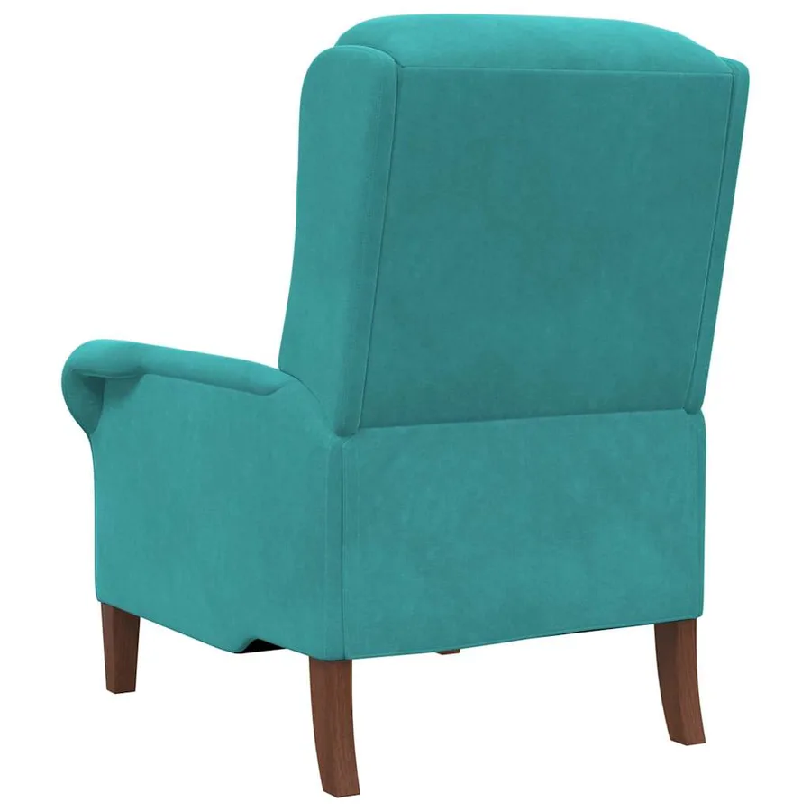 fauteuil Turquoise Velours - 6