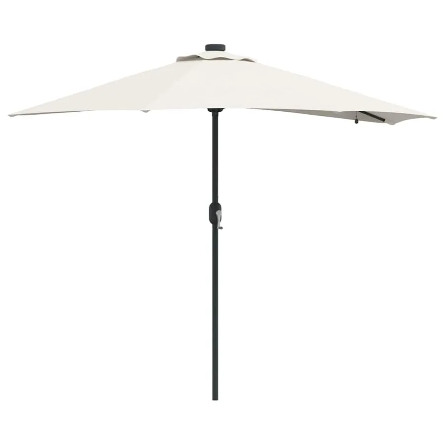 Parasol de jardin Sable 294 x 150 x 223 cm Polyester et Acier - 2