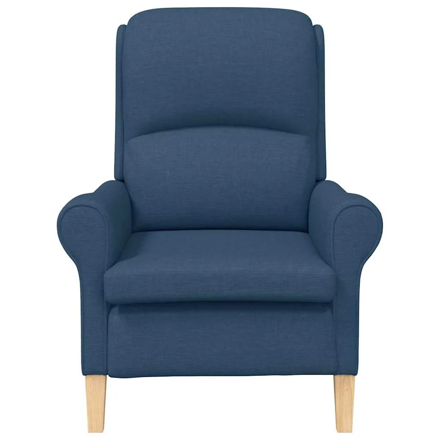 fauteuil Bleu tissu - 4