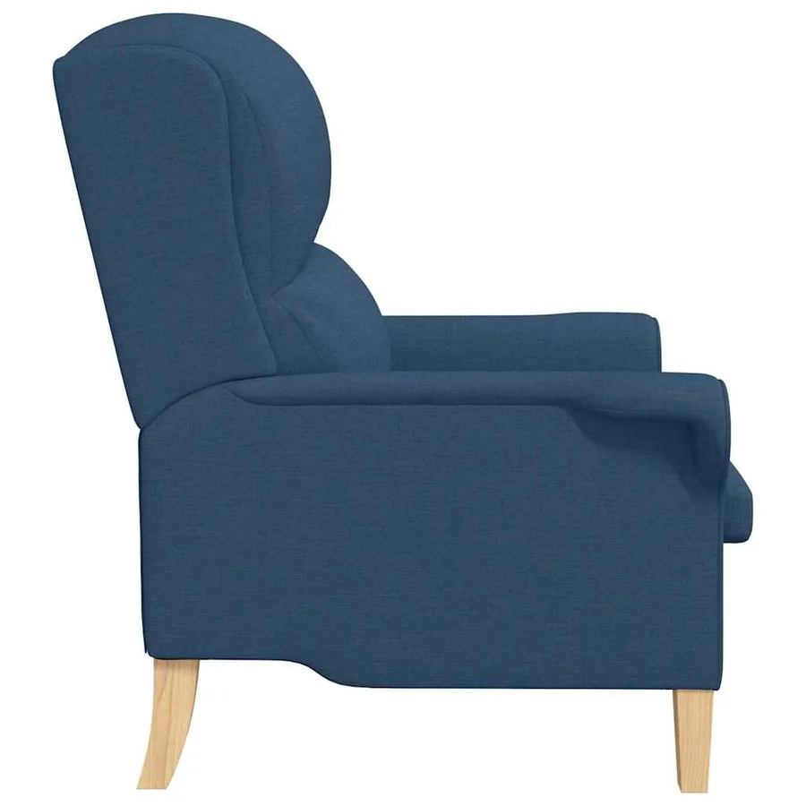 fauteuil Bleu tissu - 5