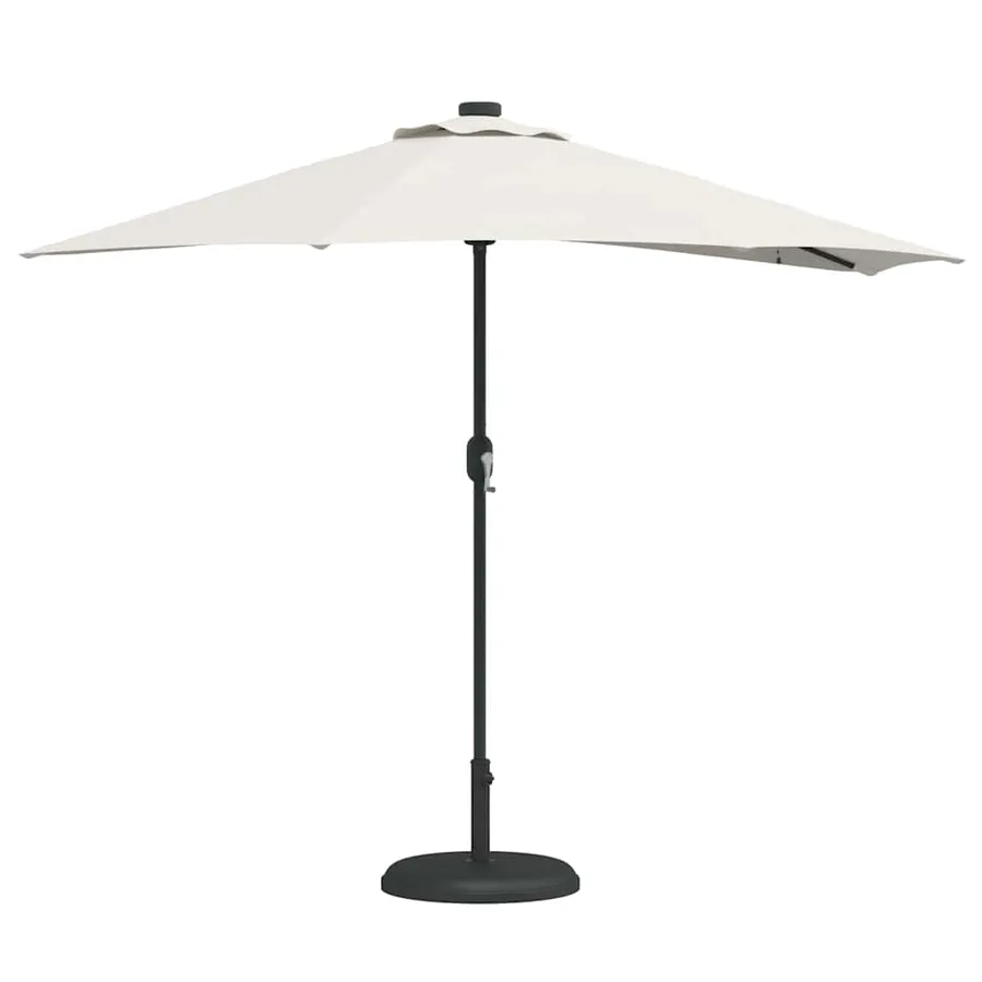 Parasol de jardin Sable 294 x 150 x 224 cm Polyester et Acier - 3