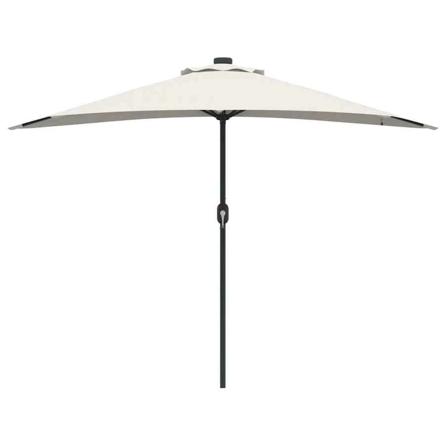 Parasol de jardin Sable 294 x 150 x 224 cm Polyester et Acier - 5