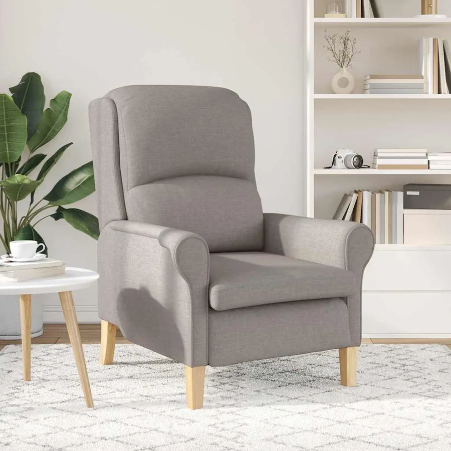 fauteuil Taupe tissu - 3