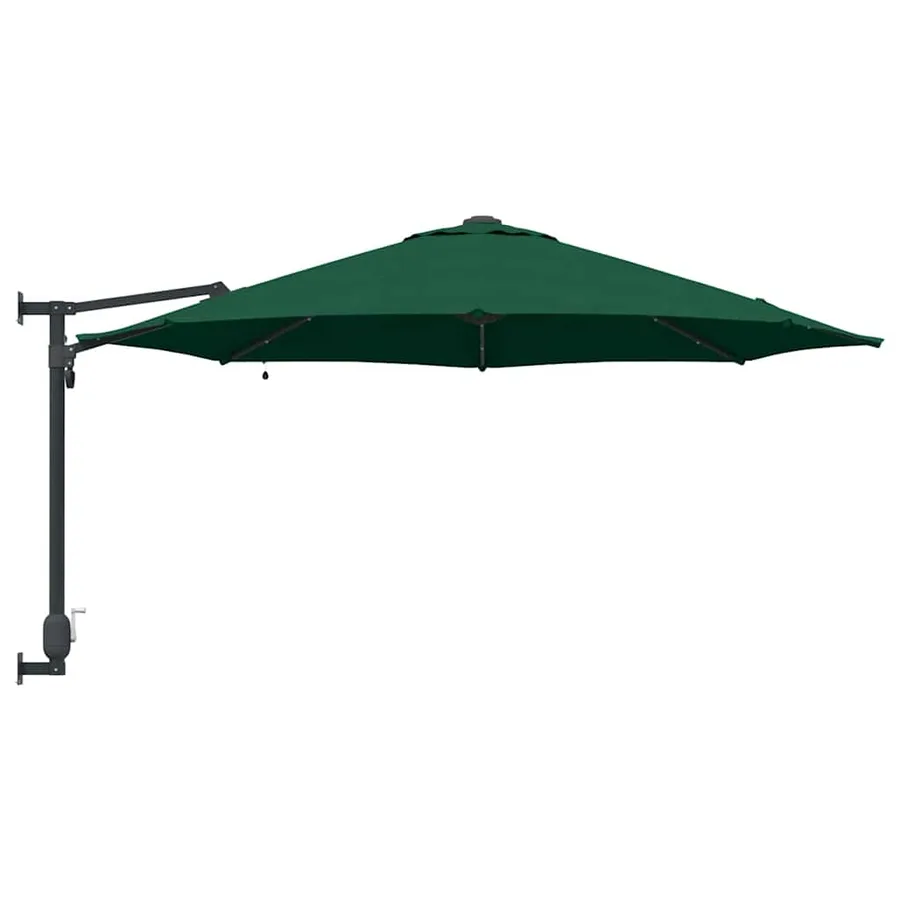 Parasol de jardin Vert 248 x 248 x 148 cm Polyester et Acier - 5