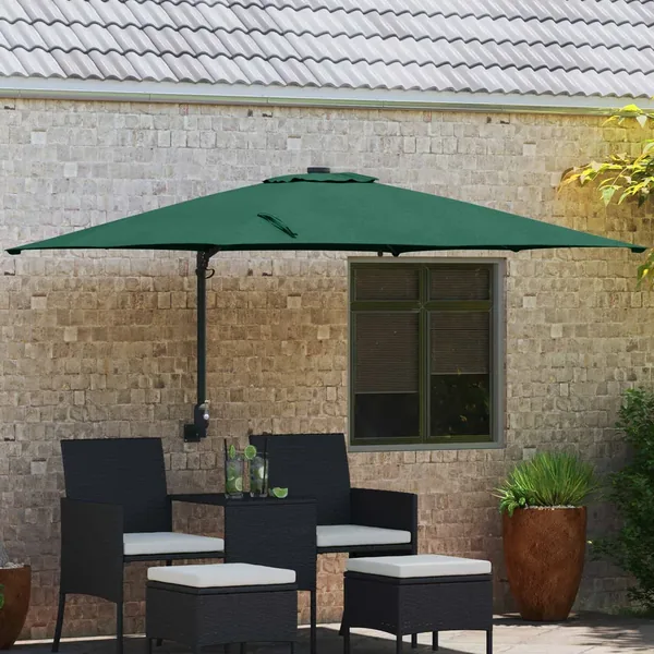 Parasol de jardin Vert 248,5 x 247,5 x 160 cm
