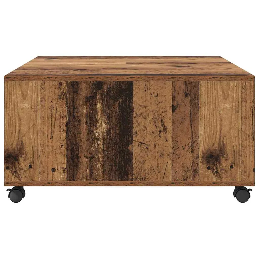 Table basse Bois ancien 75 x 75 x 38 cm Bois d'ingénierie - 6