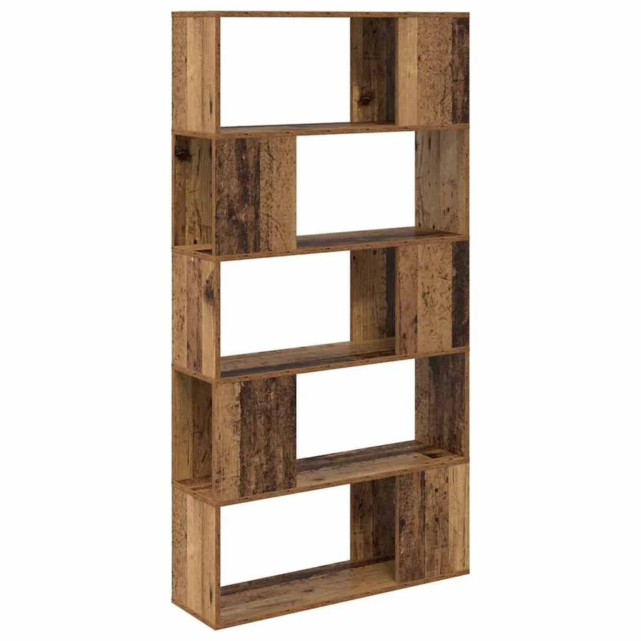 Ensemble meuble TV Marron 80 x 24 x 156 cm Bois d'ingénierie - 7