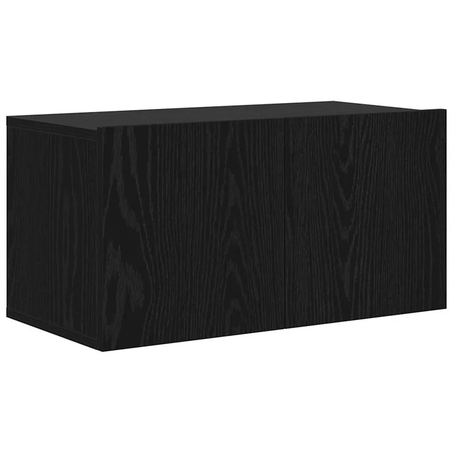 Ensemble meuble TV Noir 60 x 30 x 30 cm Bois d'ingénierie - 2