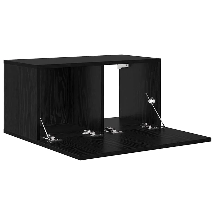 Ensemble meuble TV Noir 60 x 30 x 30 cm Bois d'ingénierie - 5