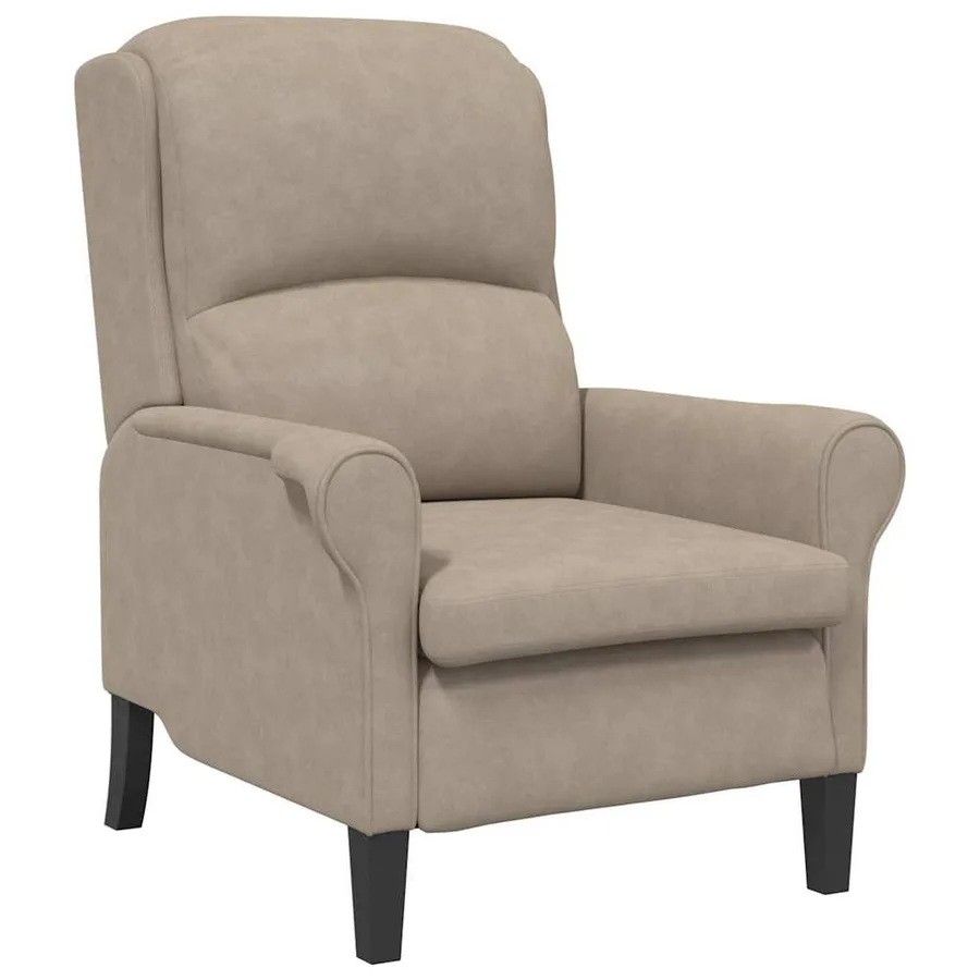 fauteuil Taupe 76 x 94 x 102 cm Microfibre - 2