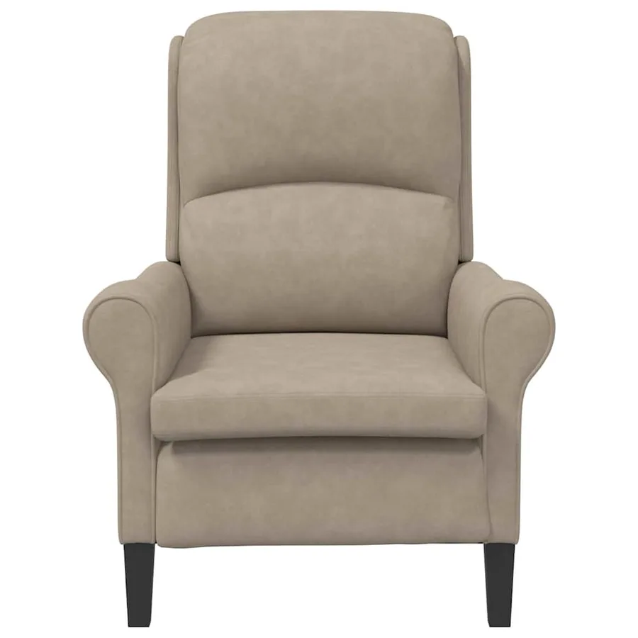 fauteuil Taupe 76 x 94 x 102 cm Microfibre - 4