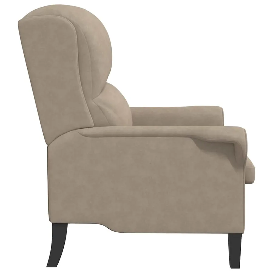 fauteuil Taupe 76 x 94 x 102 cm Microfibre - 5