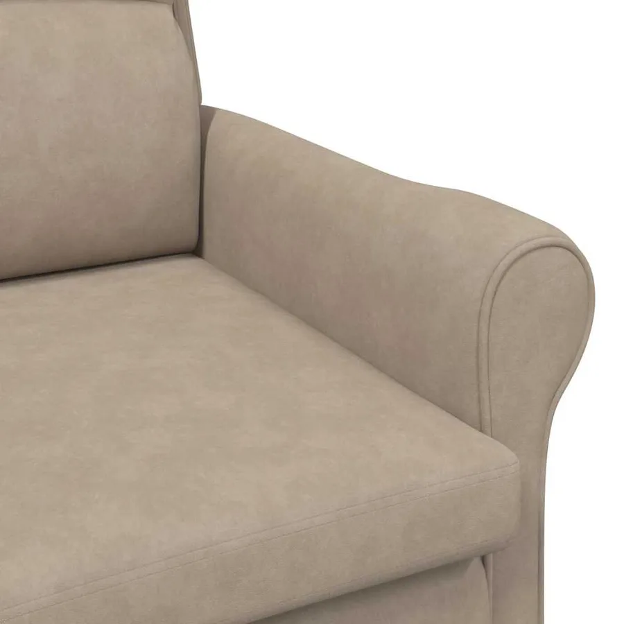 fauteuil Taupe 76 x 94 x 102 cm Microfibre - 7