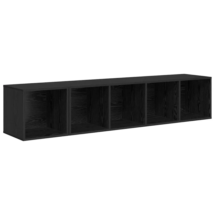 Ensemble de meubles TV 2 pcs Chêne noir Bois d'ingénierie - 2