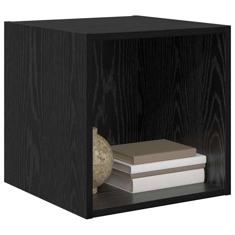 Meuble mural 2 pcs Chêne noir 37 x 37 x 37 cm Bois d'ingénierie - 3