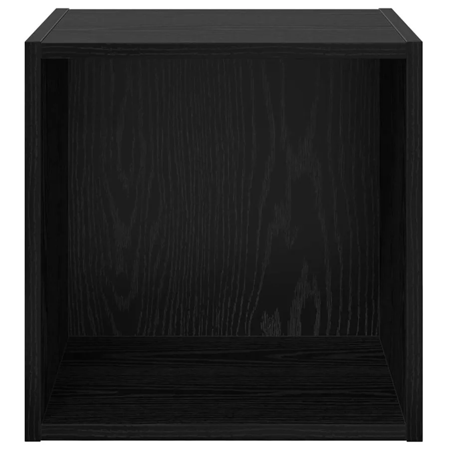 Meuble mural 2 pcs Chêne noir 37 x 37 x 37 cm Bois d'ingénierie - 6