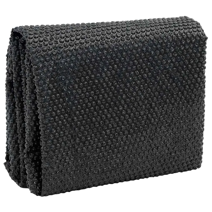 Film solaire de piscine flottant PE 549x274 cm Noir et bleu - 2
