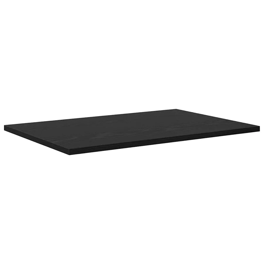 Étagère à livres 4 pcs Noir 60 x 40 x 1,5 cm Bois d'ingénierie - 5