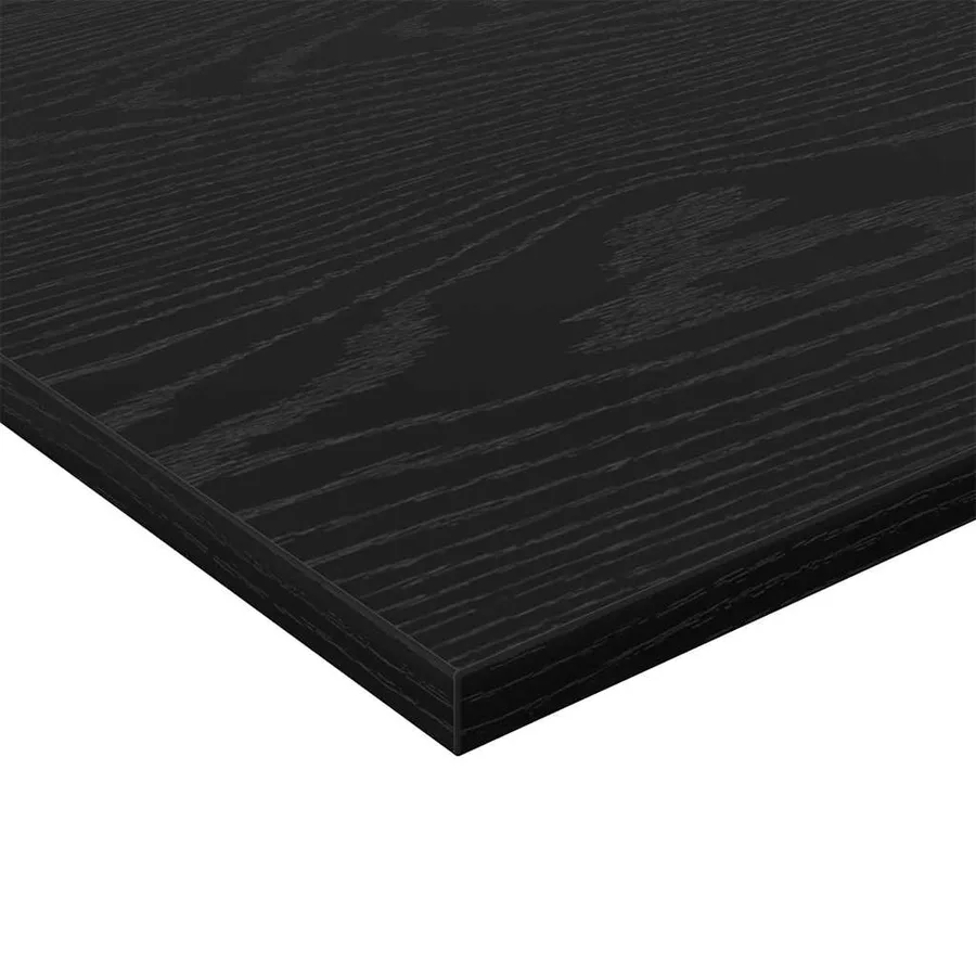 Étagère à livres 4 pcs Noir 60 x 40 x 1,5 cm Bois d'ingénierie - 9