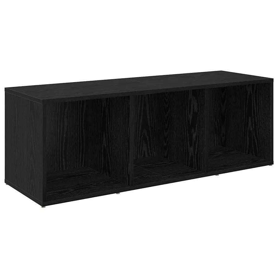Ensemble meuble TV 2 pcs Chêne noir 107 x 35 x 37 cm - 5