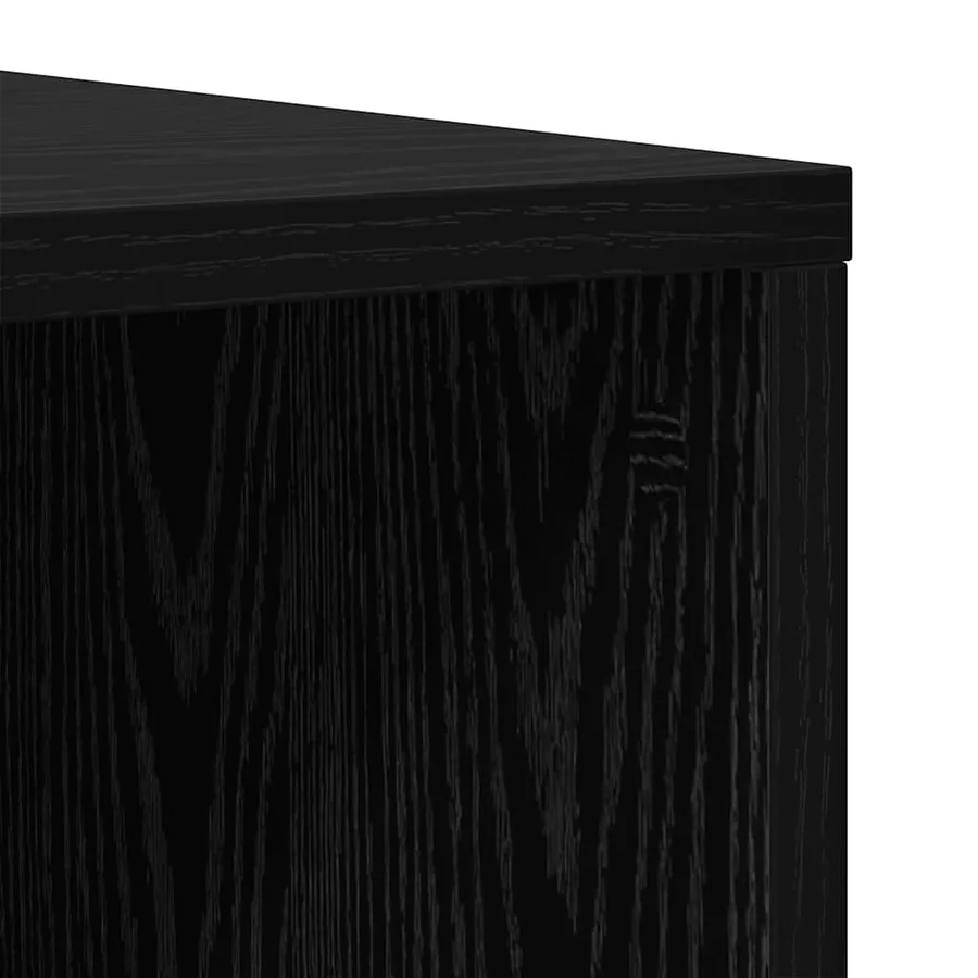 Ensemble meuble TV 2 pcs Chêne noir 107 x 35 x 37 cm - 6
