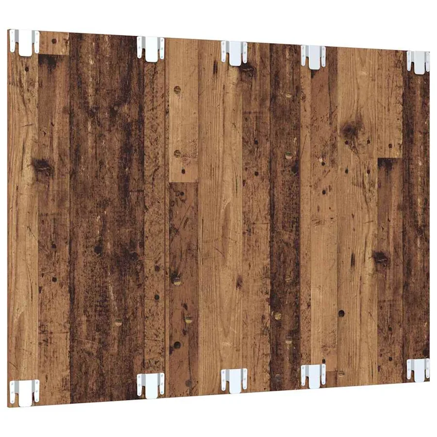 Ensemble meuble TV Montage mural Bois Ancien 120 x 23,5 x 90 cm - 7