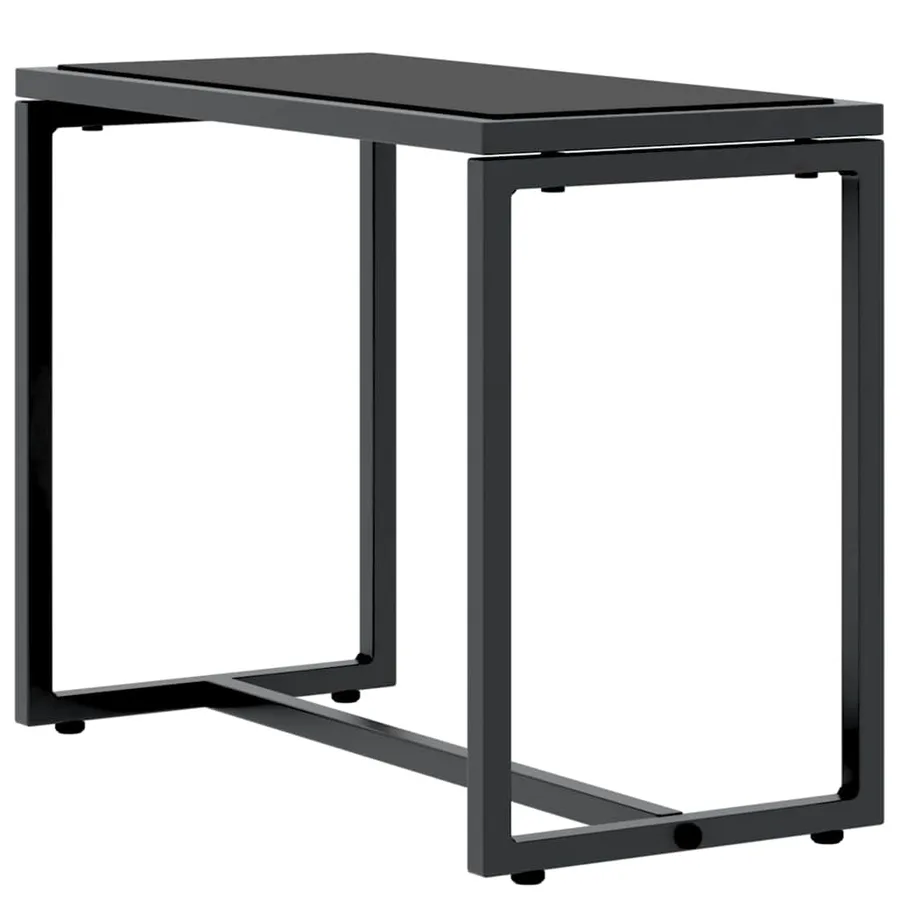 Transats 2-personne 3 pcs Noir et anthracite Acier - 6