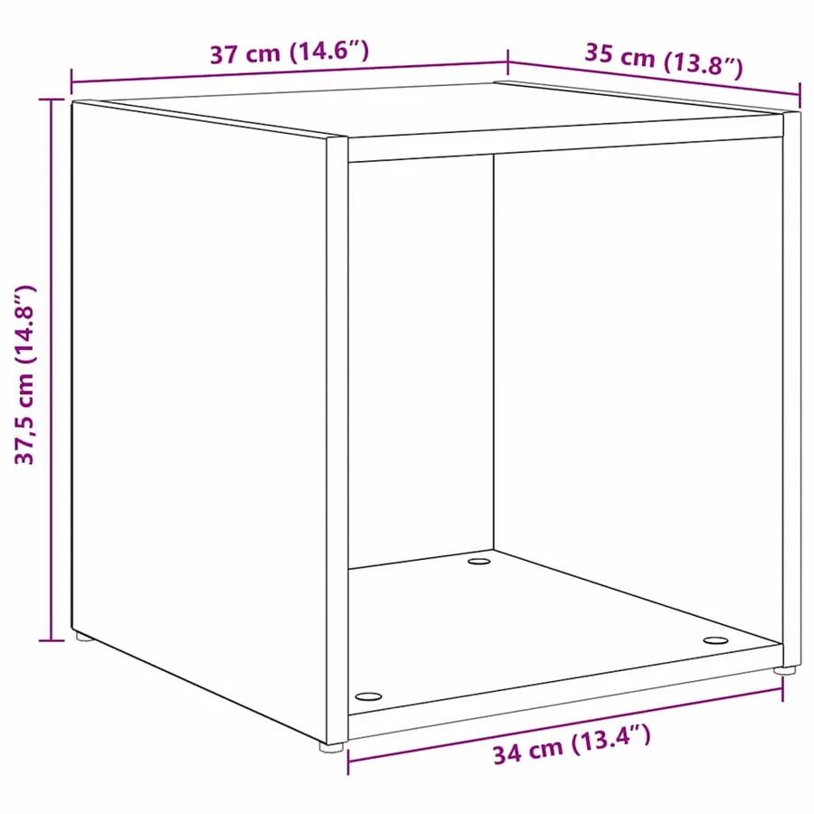 Ensemble meuble TV 2 pcs Chêne artisanal Bois d'ingénierie - 13