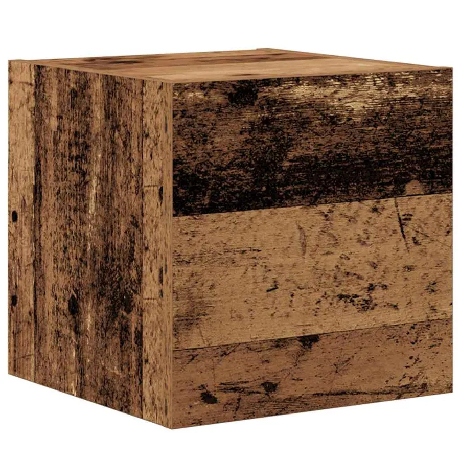 Ensemble meuble TV 4 pcs Bois Ancien Bois d'ingénierie - 5
