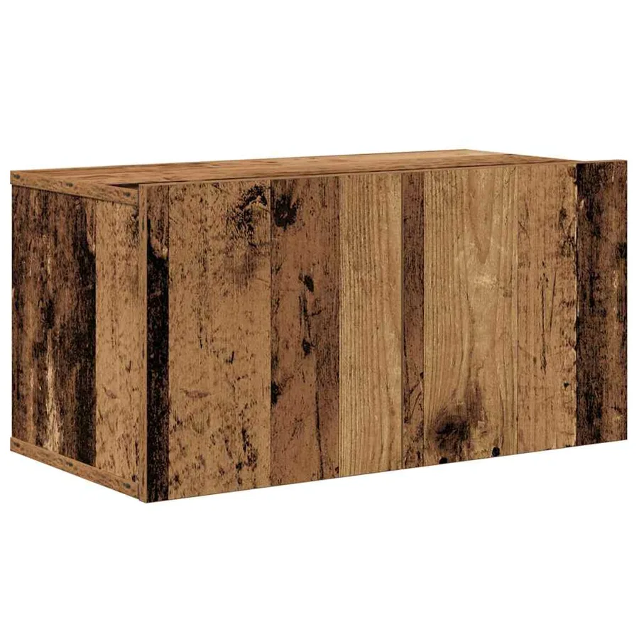 Ensemble meuble TV 4 pcs Bois Ancien Bois d'ingénierie - 5
