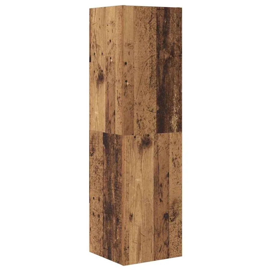 Ensemble meuble TV 4 pcs Bois Ancien Bois d'ingénierie - 6