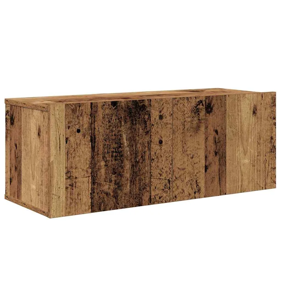 Ensemble meuble TV 4 pcs Bois Ancien Bois d'ingénierie - 7