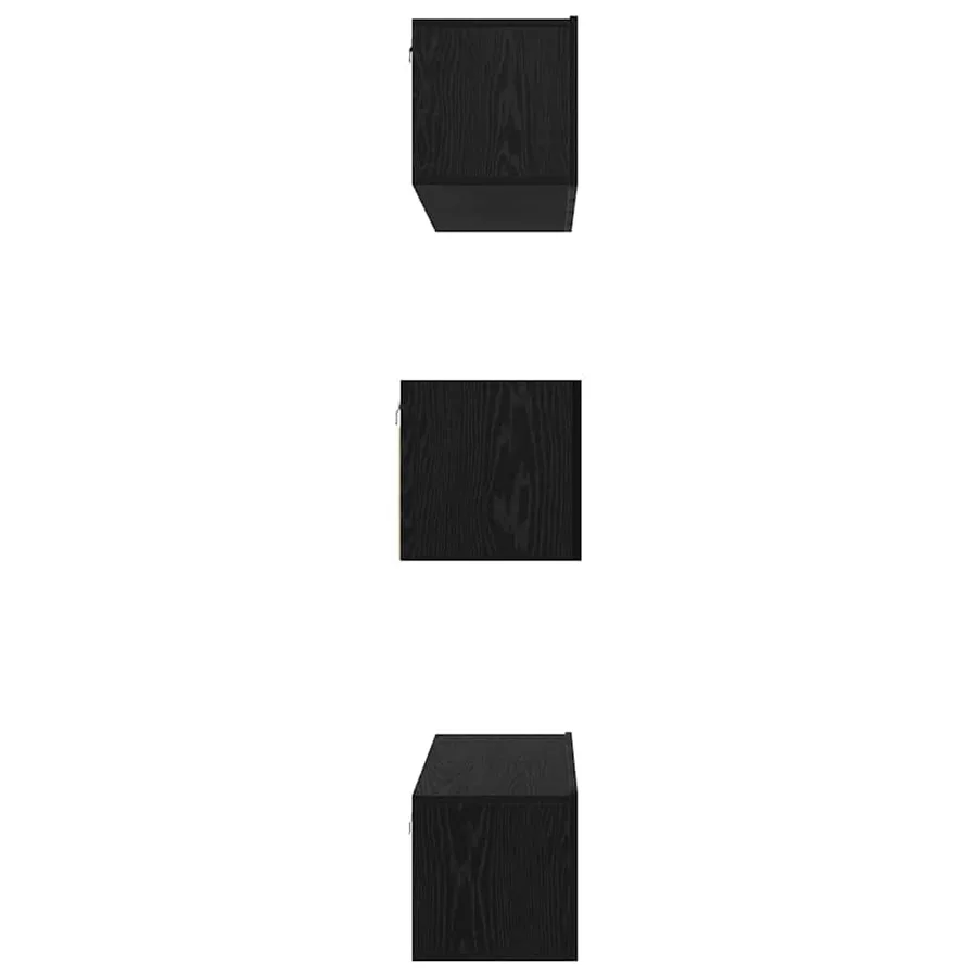 Ensemble meuble TV 6 pcs Chêne noir Bois d'ingénierie - 9