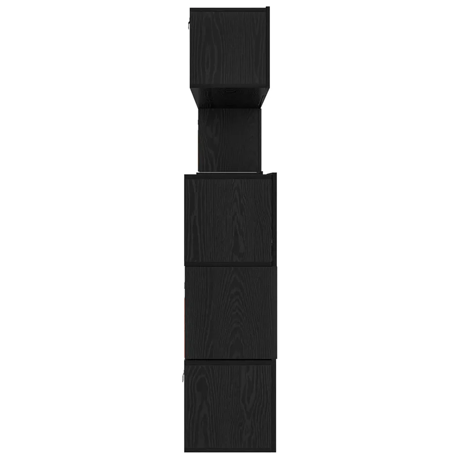 Ensemble meuble TV 8 pcs Chêne noir Bois d'ingénierie - 10