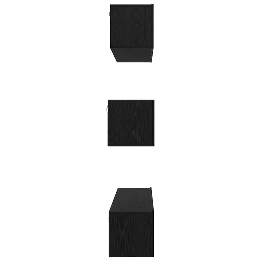 Ensemble meuble TV 7 pcs Chêne noir Bois d'ingénierie - 10