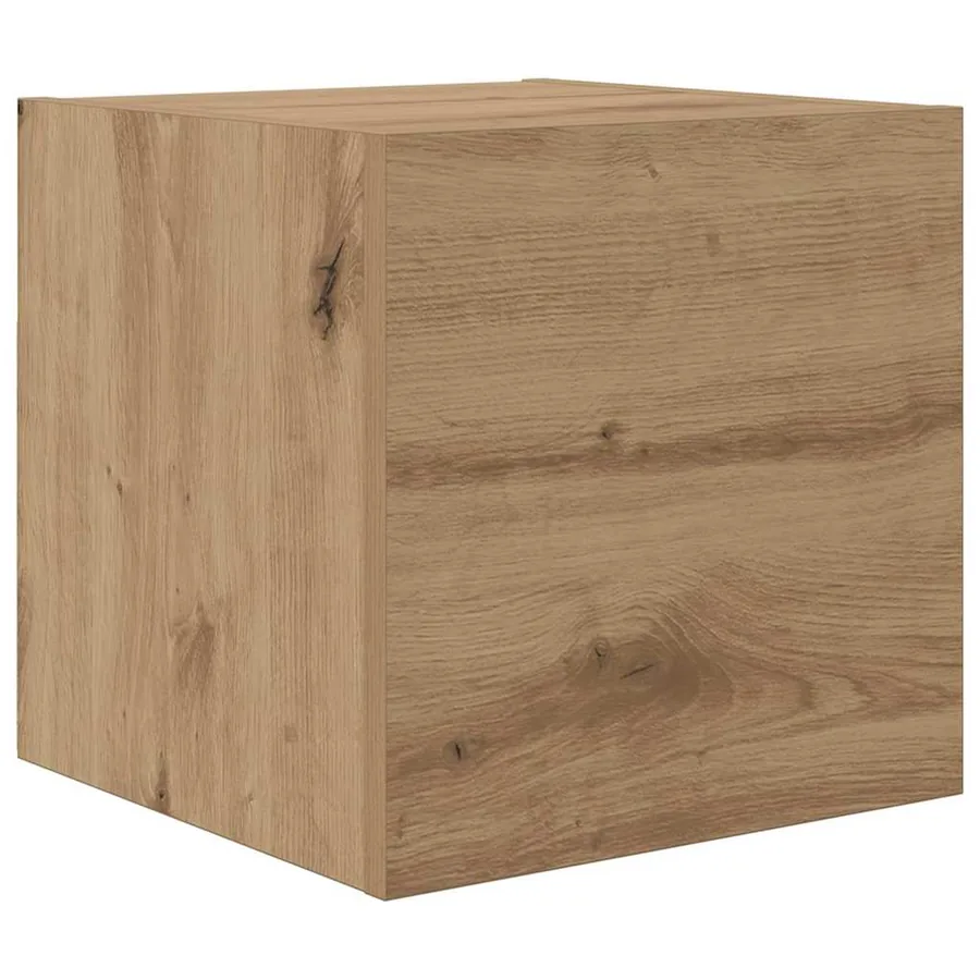 Ensemble meuble TV 4 pcs Chêne artisanal Bois d'ingénierie - 5