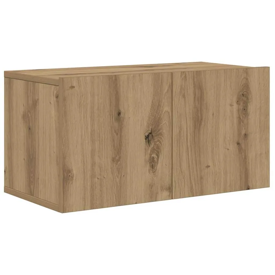 Ensemble meuble TV 4 pcs Chêne artisanal Bois d'ingénierie - 6