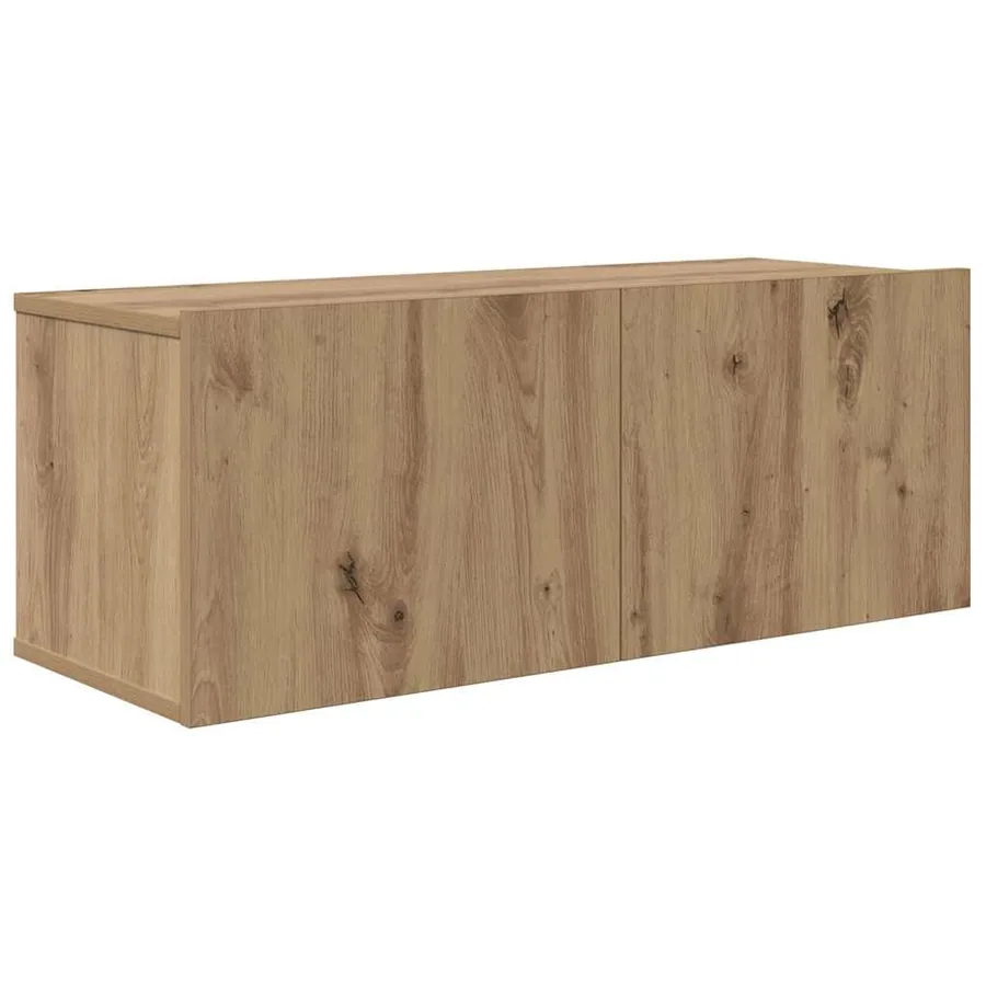 Ensemble meuble TV 4 pcs Chêne artisanal Bois d'ingénierie - 7