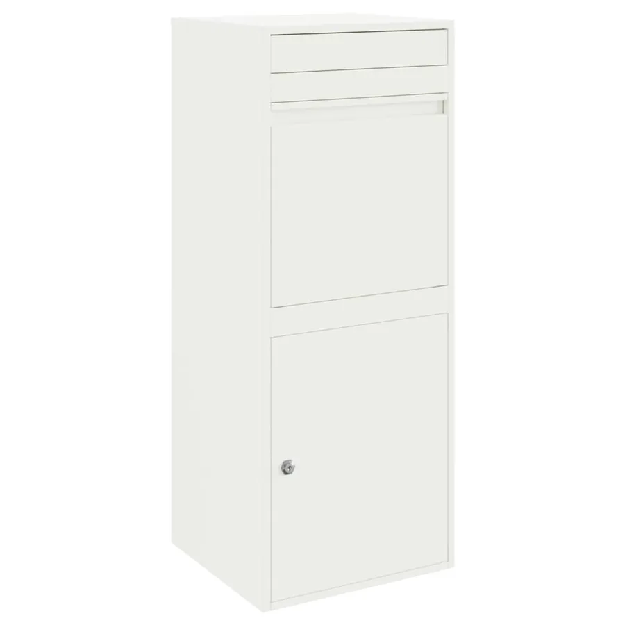 Boîte de dépôt de colis Blanc 47,5 x 38 x 59 cm Acier - 2