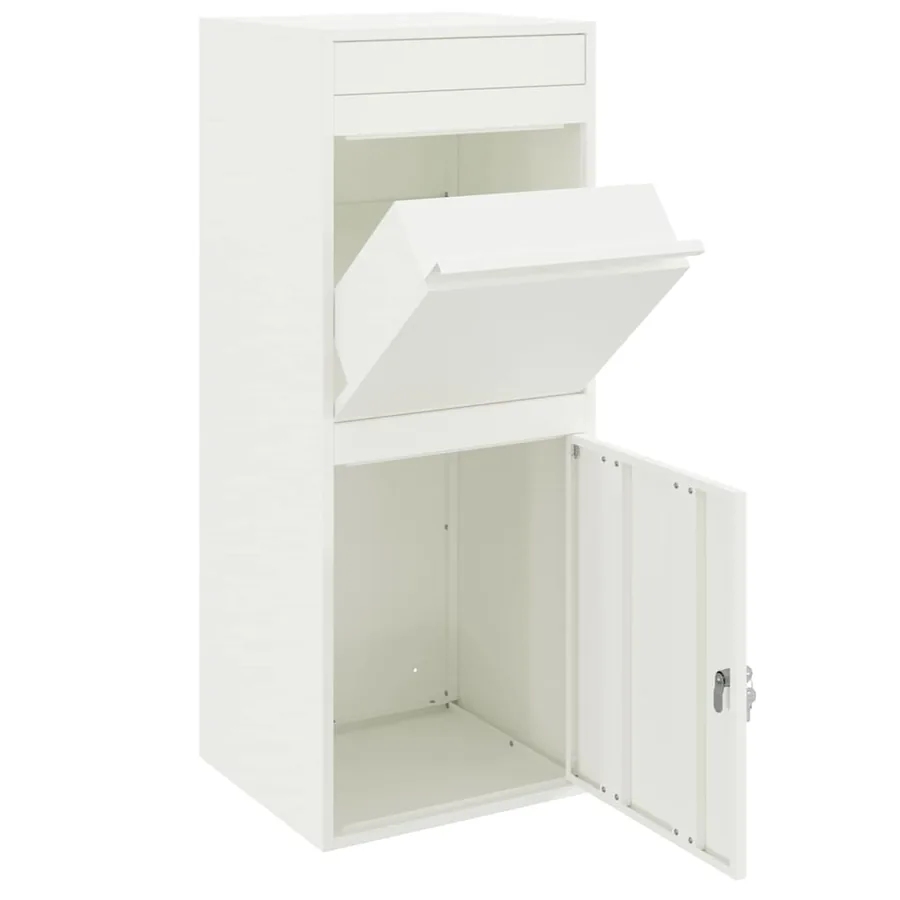 Boîte de dépôt de colis Blanc 47,5 x 38 x 59 cm Acier - 4